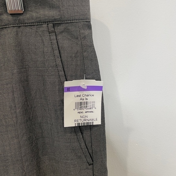 John Varvatos Gray 100% Virgin Wool Pants - Picture 6 of 7